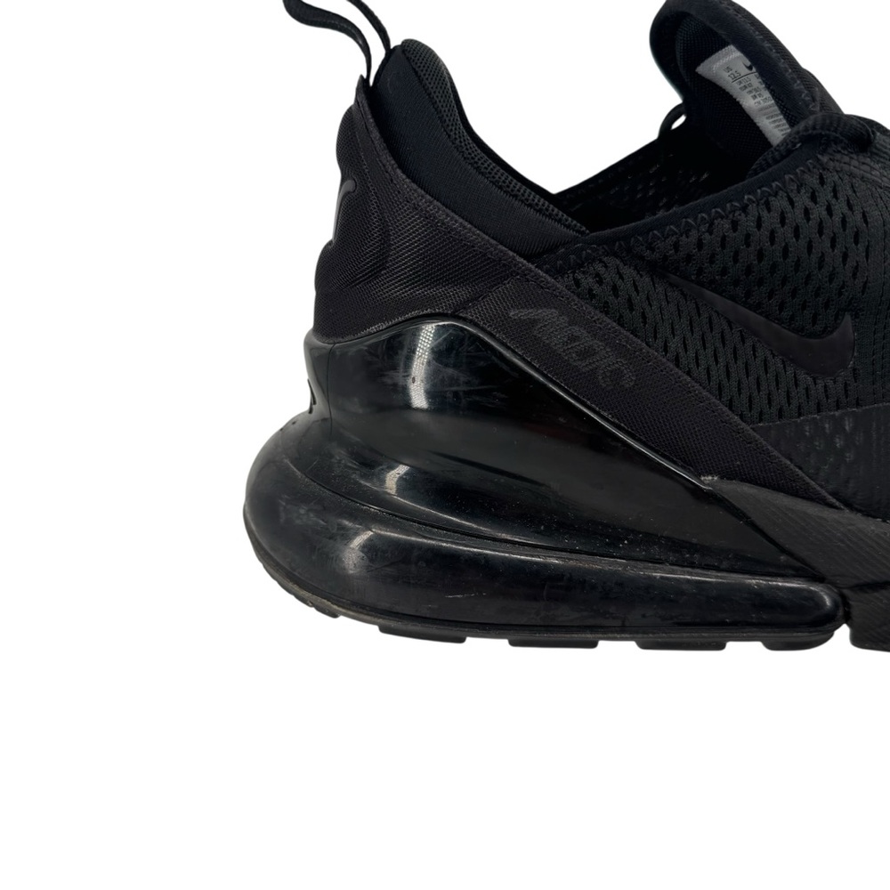 Nike Air Max 270 Black Mesh Sneakers Men’s Size 12.5 Running Shoes - Picture 8 of 13
